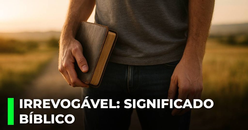 Irrevogável: significado bíblico