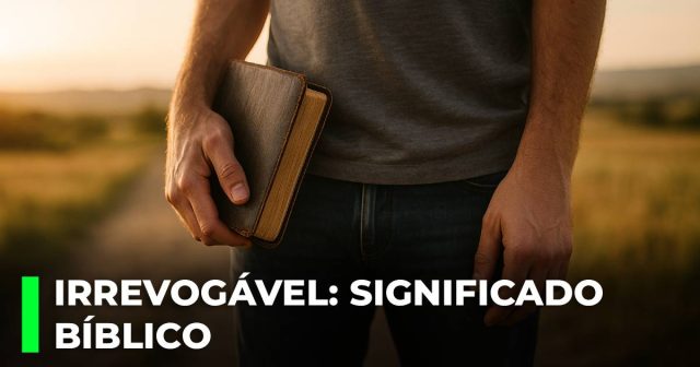 Irrevogável: significado bíblico