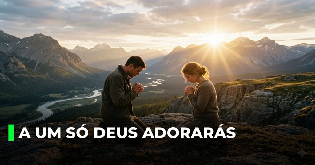 A um só Deus adorarás