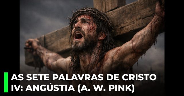As sete Palavras de Cristo na cruz. IV_ A palavra de angústia